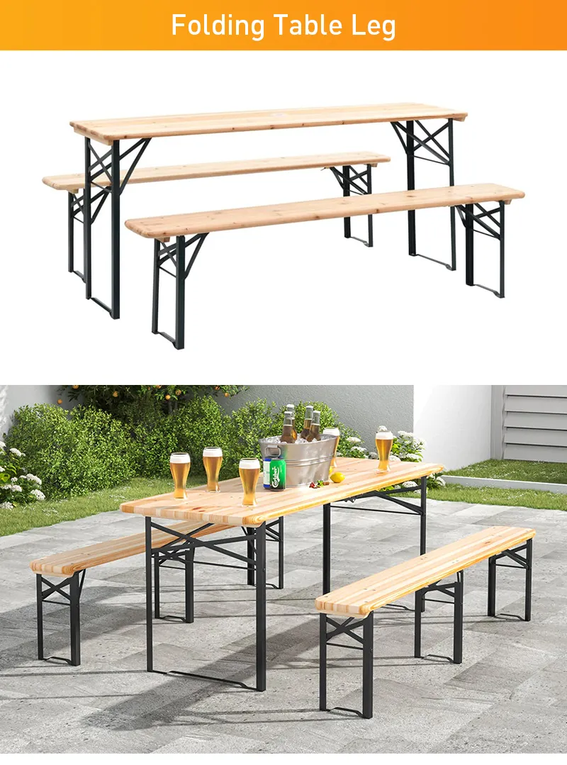 de exterior de alta calidad Patas de mesa de madera de lujo Muebles 