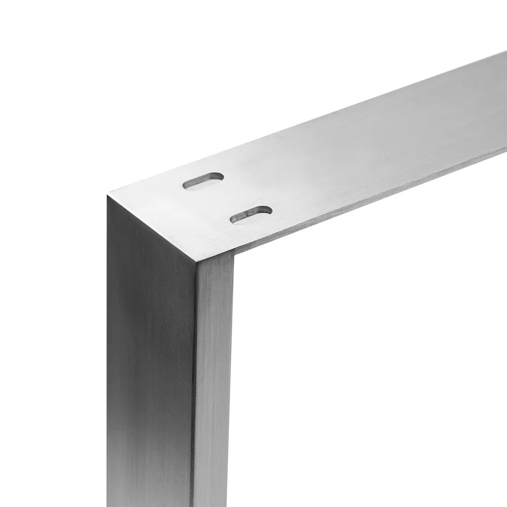 inoxidable Precio de f&aacute;brica Patas trapezoidales modernas para mesa de 