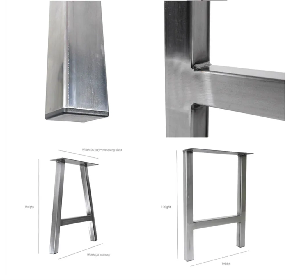 acero inoxidable Patas de mesa de muebles modernos Fabricante de acero inoxidable Patas de mesa de muebles modernos Fabricante de 
