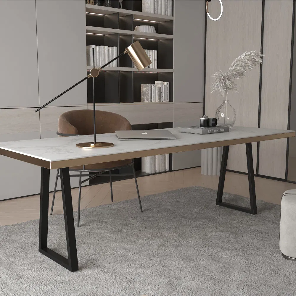 metal de los muebles del escritorio de la forma X Marco de acero 