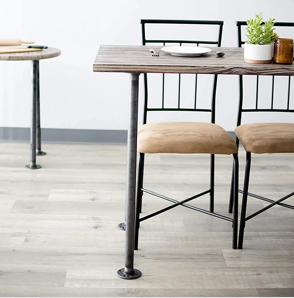 industrial para mesas vintage personalizadas Patas de mesa de tubo de hierro 