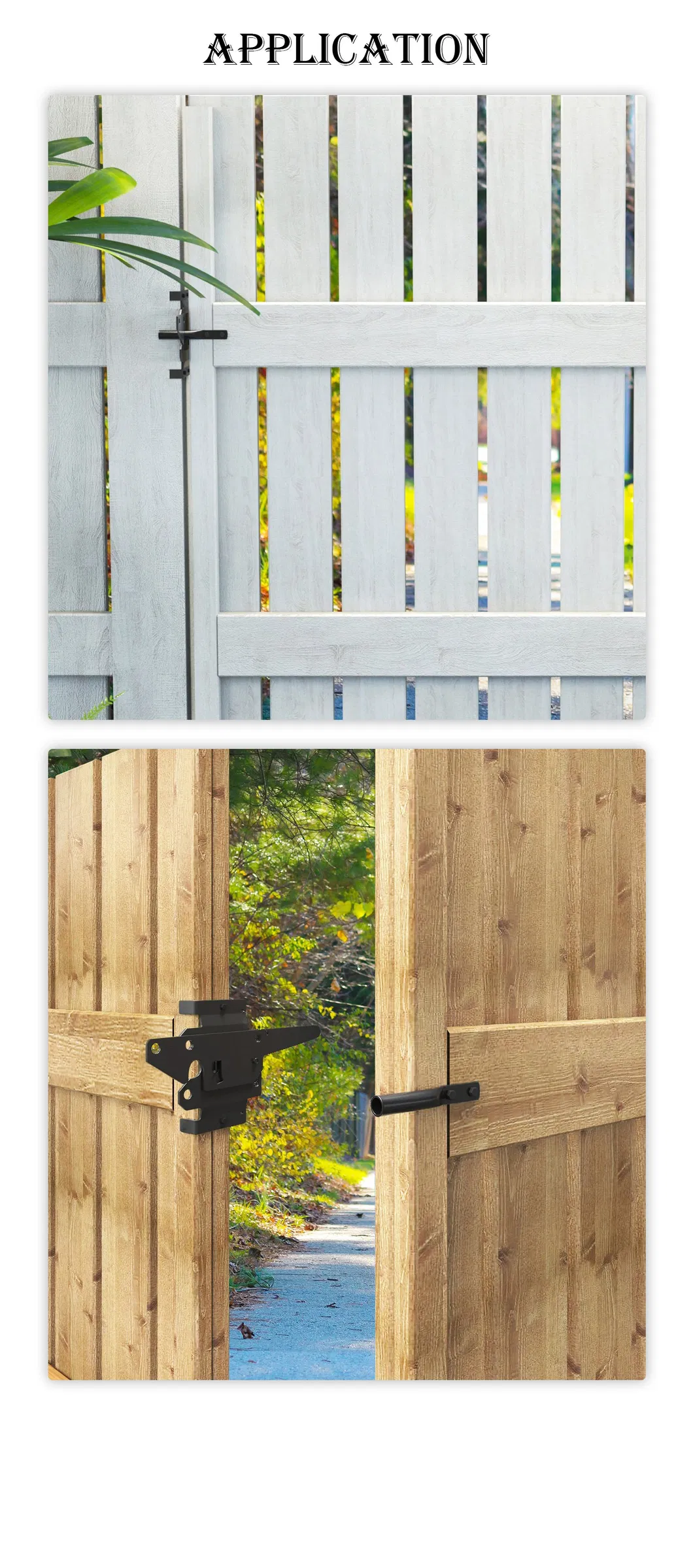 Bisagras para puertas y ventanas Vinilo Ajustable Autoblocante Resorte Hacha Cerradura Pestillo Bisagras para puertas y ventanas 