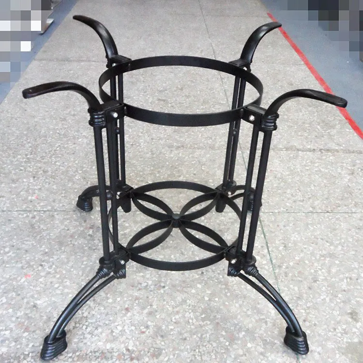 antiguo para restaurante Mesa de comedor Patas de mesa de hierro fundido ornamental antiguo para mesa de comedor de restaurante 