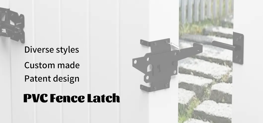 herrajes para cercas de puertas de patio y jard&iacute;n Bisagra y pestillo para puertas de PVC/madera SS304 para herrajes para cercas de puertas de patio y jard&iacute;n Bisagra 