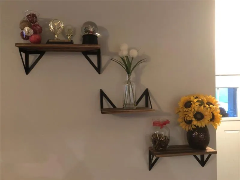 para estantes flotantes Soportes para estantes de pared de 