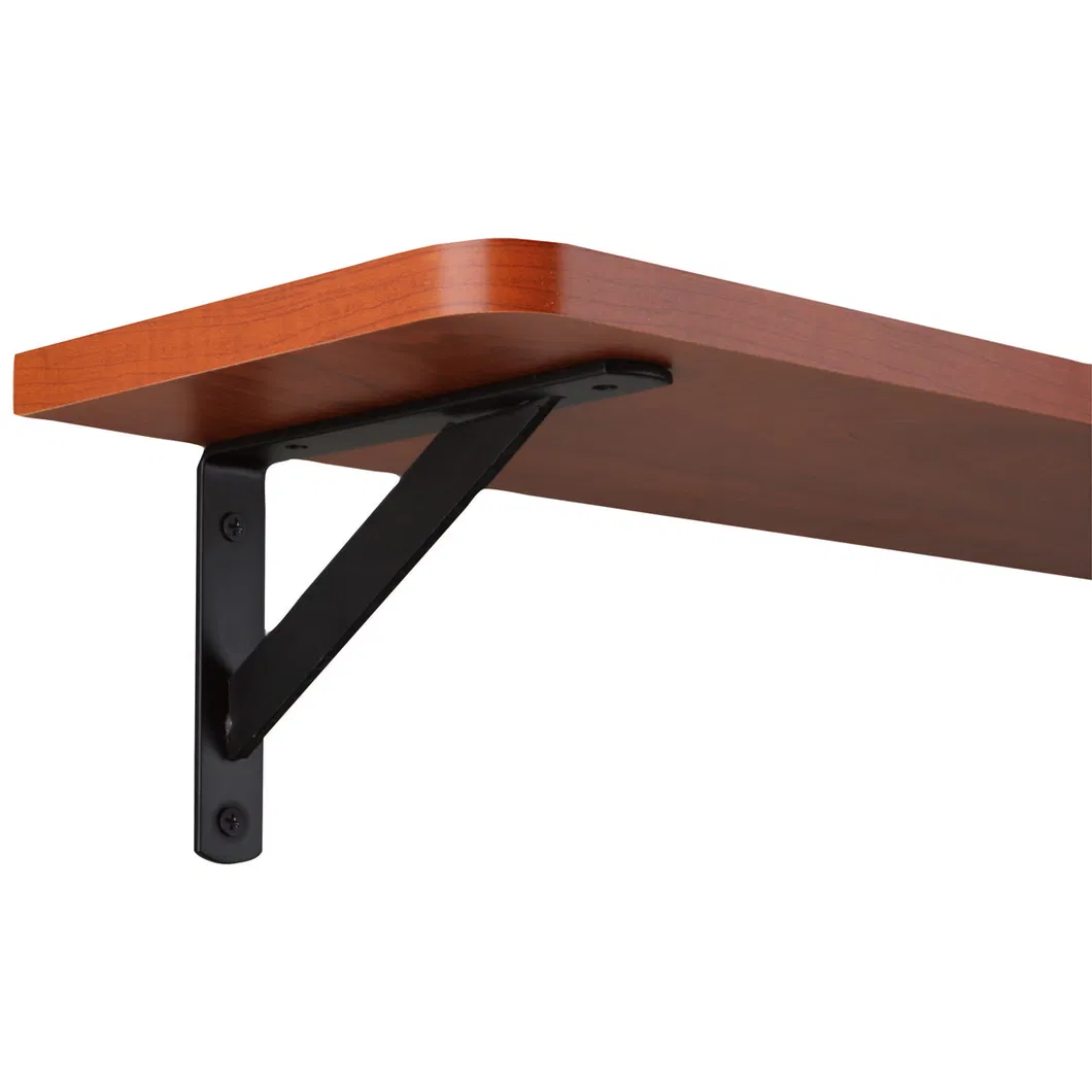 Soporte de estante Soporte de estante de pared flotante de metal de hierro con recubrimiento 