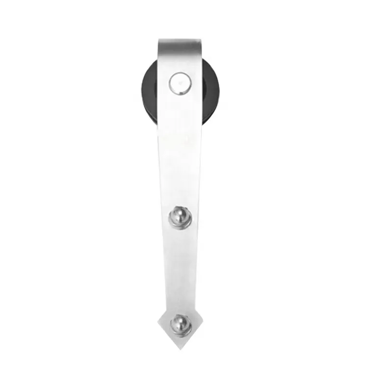 sistema deslizante de n&iacute;quel cepillado, kit de herrajes para puerta de granero doble de lat&oacute;n antiguo, para montaje en puerta de madera interior, riel lateral para bricolaje, accesorios de n&iacute;quel satinado, 