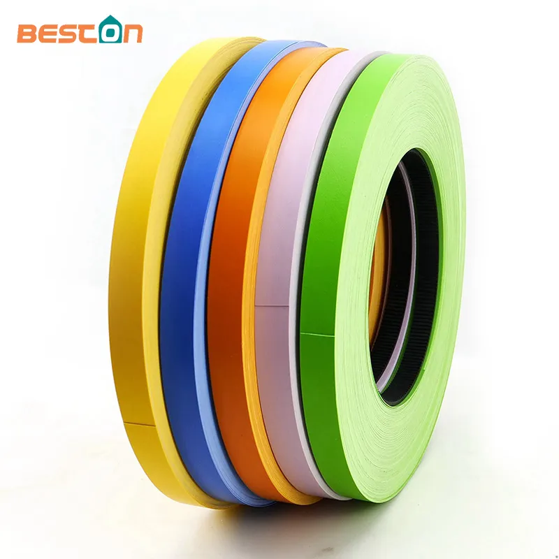 coloridos flexibles Accesorios de hardware de muebles de bandas de borde de PVC coloridos flexibles Accesorios de hardware de muebles de bandas de borde de PVC 