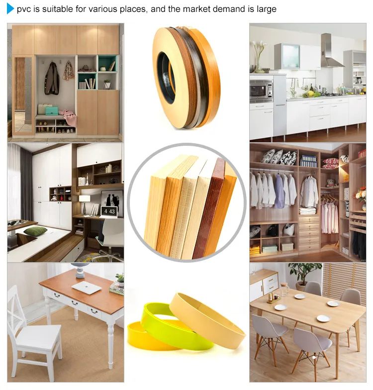 moldura Bandas de borde en forma de U Borde de moldura Borde de moldura Borde de PVC Borde 