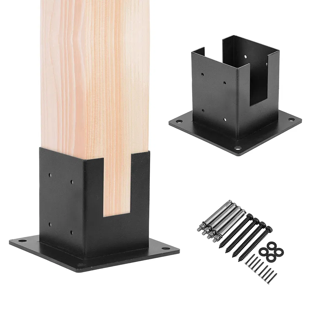 bricolaje para p&eacute;rgola/cenador, hardware de acero inoxidable 4X4, soporte de &aacute;ngulo recto de 4 v&iacute;as, kit de bricolaje para p&eacute;rgola/cenador, hardware de 