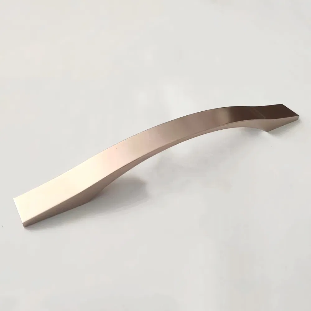 Hardware cuadrado de lat&oacute;n color oro rosa Tiradores para puertas de gabinetes de muebles