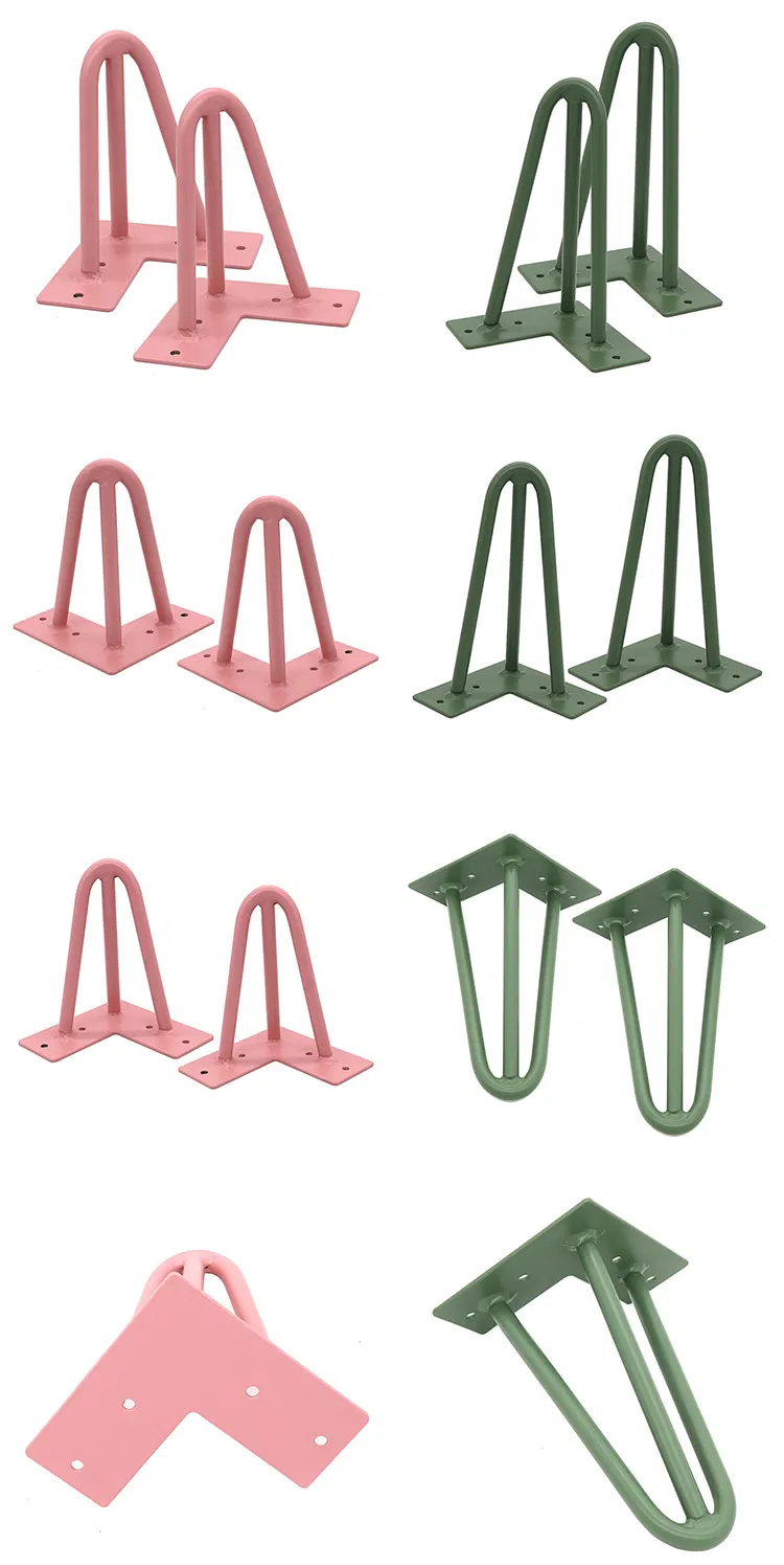 De Mesa De Horquilla De Metal Cromado Nuevos Muebles De Dise&ntilde;o Al por mayor Patas De Mesa 