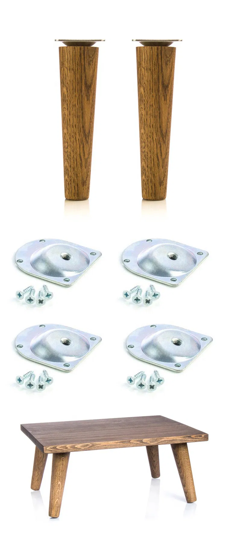 Muebles Patas de madera para sof&aacute;