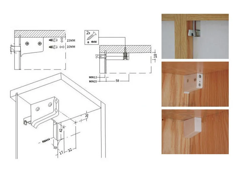 para colgar en la pared, gabinete, c&oacute;digo, cubo, conector de esquina de pl&aacute;stico, gabinete, cubo de c&oacute;digo, conector de esquina de pl&aacute;stico, soporte 