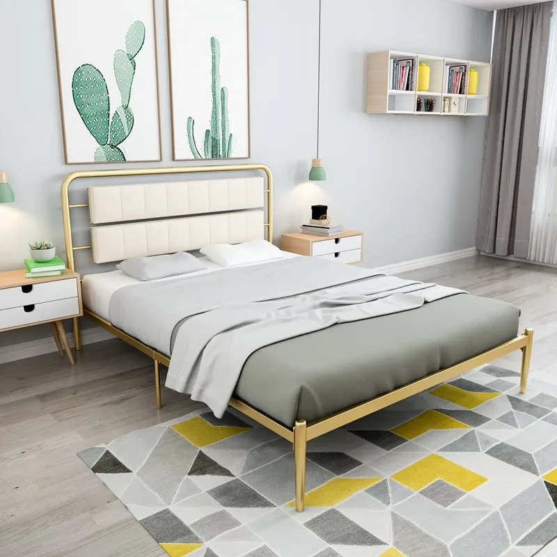 Plataforma de hierro para adultos y ni&ntilde;os Marco de cama de metal 