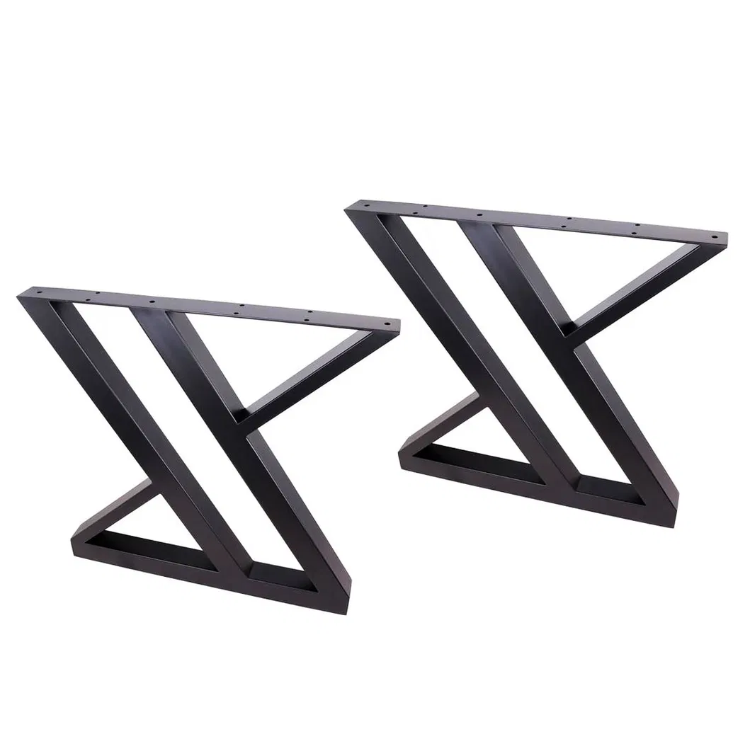 Patas de escritorio de comedor Patas de mesa de metal industrial de acero Muebles Oficina Restaurante Patas de mesa de metal industrial Patas de mesa de acero de metal industrial 