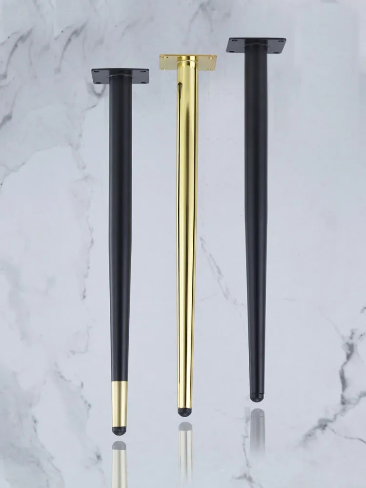 Silla c&oacute;nica Hierro dorado Muebles de acero de lat&oacute;n Patas de mesa de comedor de metal 