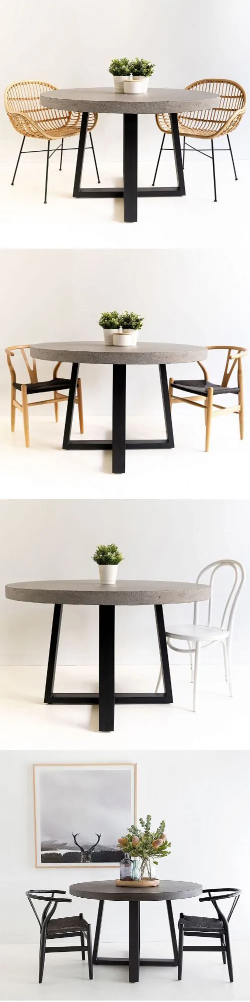 dining table black legs Proveedor de muebles Patas de mesa de comedor de hierro fundido
