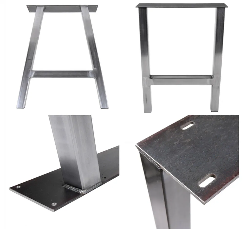 acero inoxidable Patas de mesa de muebles modernos Fabricante de 