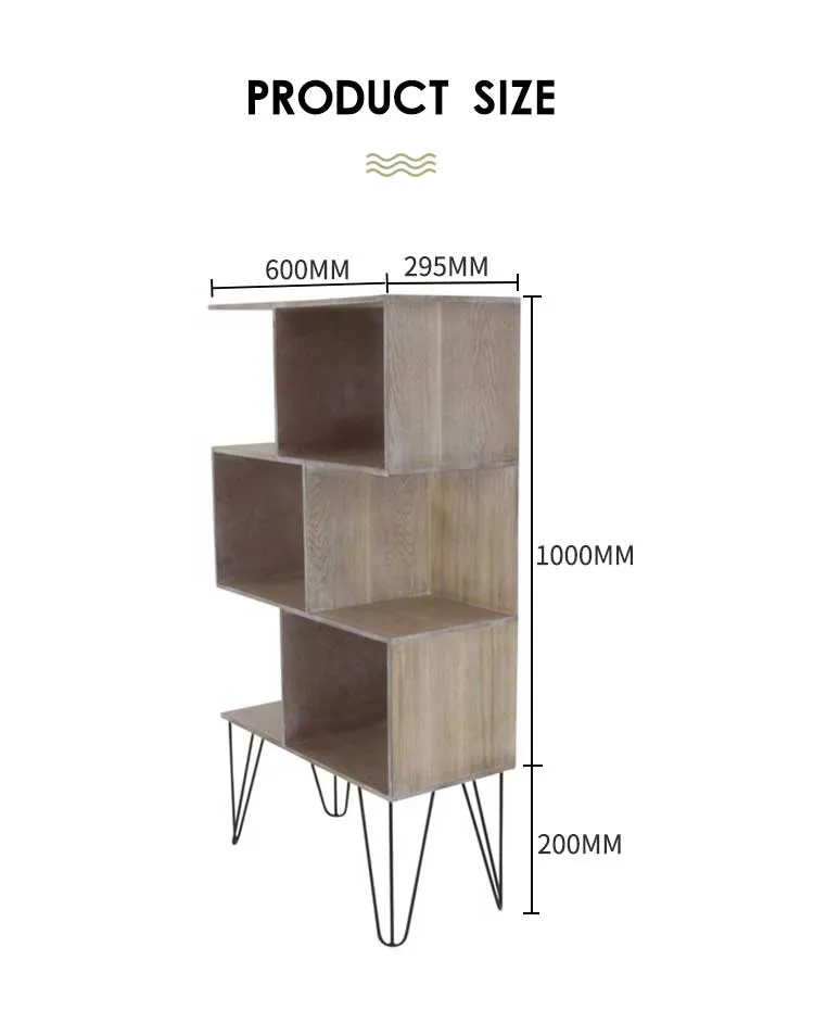 Muebles de sala con pies de hierro met&aacute;lico Estantes de almacenamiento Mesas auxiliares 