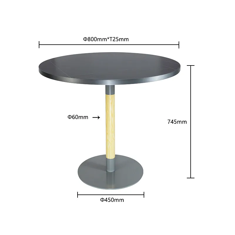 Base de mesa de alta calidad, patas de mesa redondas de tubo de hierro, hechas de hierro 