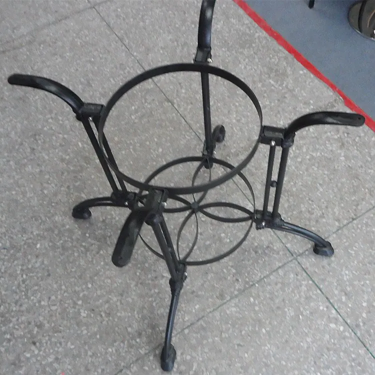 de hierro fundido ornamental antiguo para mesa de comedor de restaurante Patas de mesa de hierro 