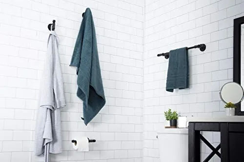 accesorios de ba&ntilde;o, toallero de montaje en pared de tubo 