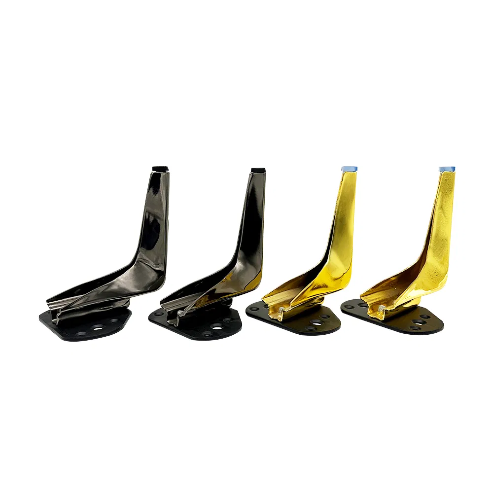 de metal dorado Patas de sof&aacute; de lat&oacute;n Patas de cama de 