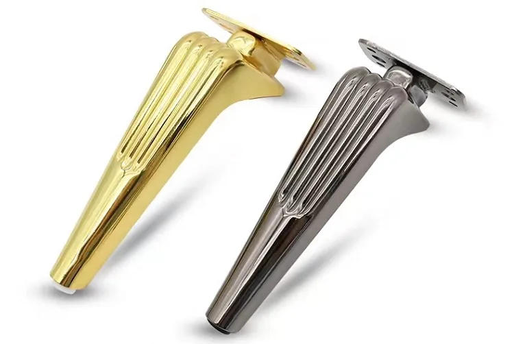 Patas de sof&aacute; de lat&oacute;n Patas de cama de metal 