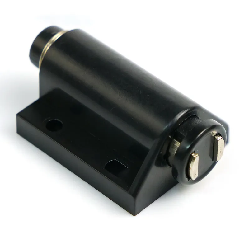 tap&oacute;n magn&eacute;tico para puerta de gabinete de empuje de pl&aacute;stico, 