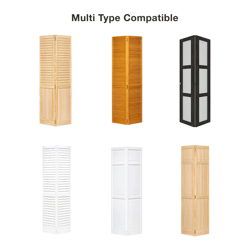dobles, kit de herrajes para puertas corredizas de granero plegables, soporte de montaje 