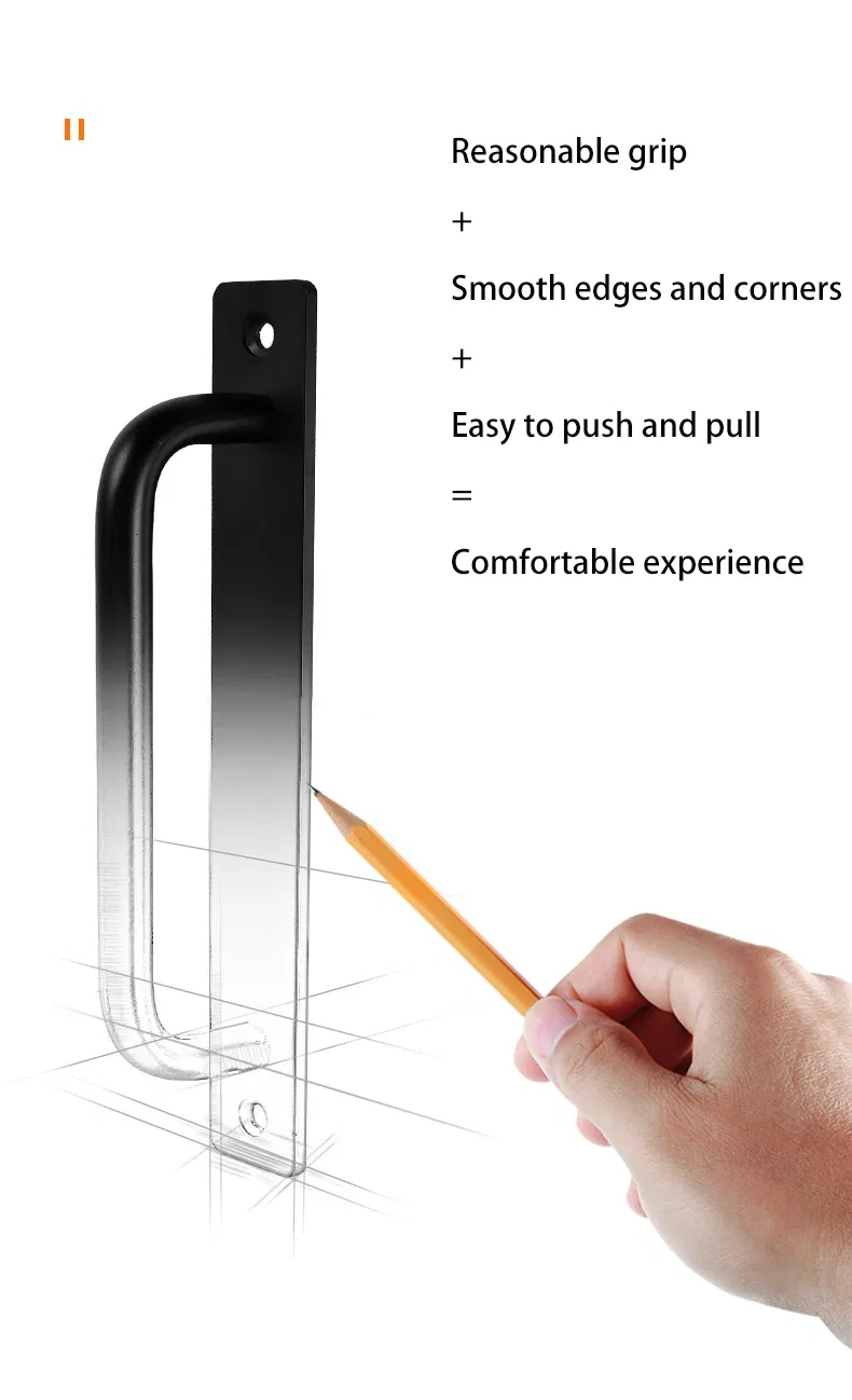 para gabinete de aluminio Push Pull Balcón Puerta Corredera