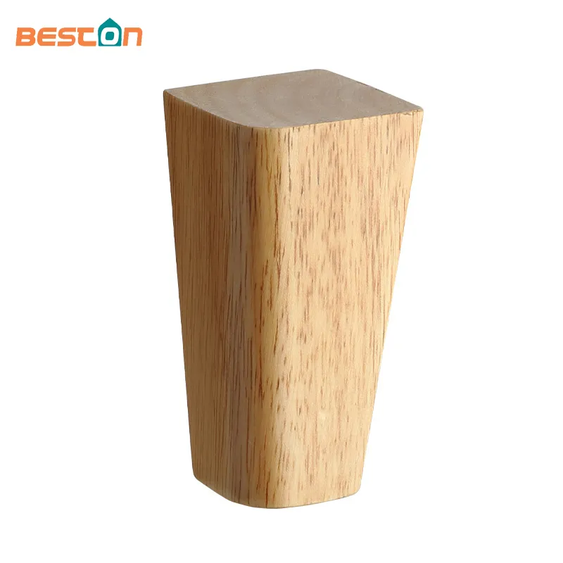 maciza natural Patas de madera maciza talladas, 