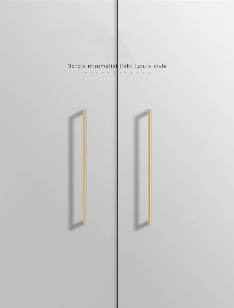 Gabinetes y cajones s&oacute;lidos en forma de U Muebles de cocina simples Tiradores de aluminio 