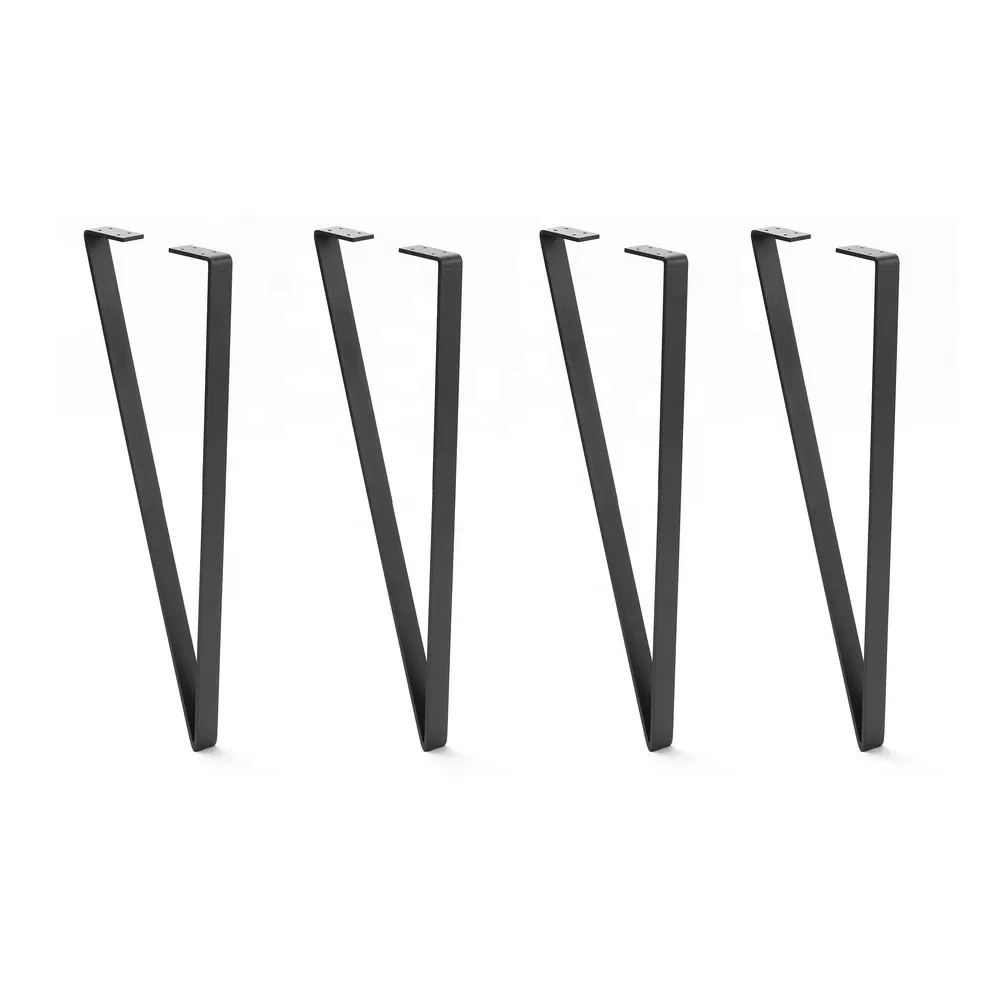 de muebles de estilo moderno Patas de tocador de metal doblado 