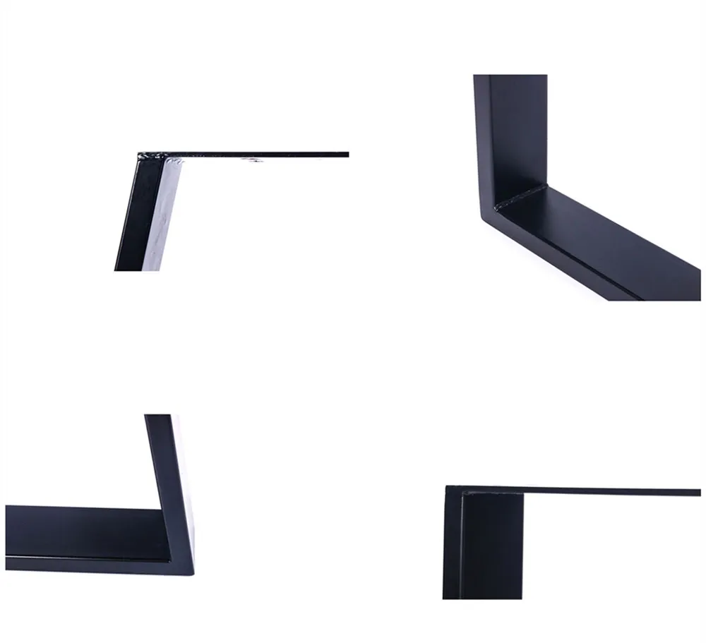 trapezoidales Venta al por mayor Muebles modernos industriales personalizados Patas de mesa de escritorio cuadradas 